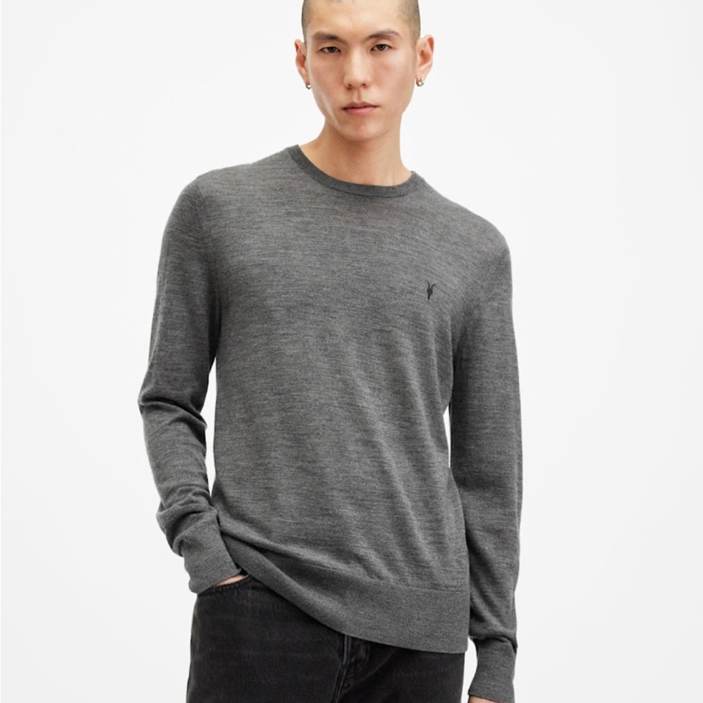 AllSaints IVAR MODE MERINO CREW SWEATER